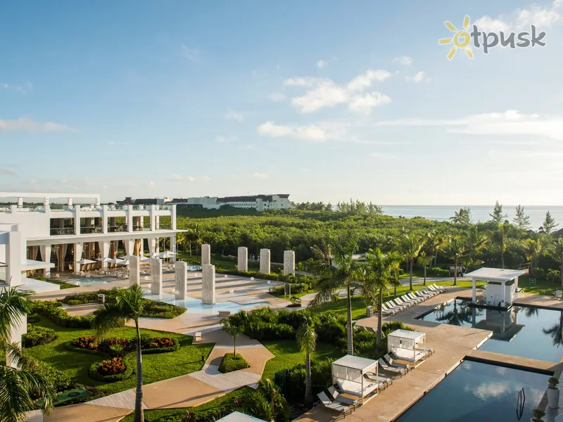 Фото отеля Platinum Yucatan Princess All Suites & Spa Resort 5* Maya Riviera Meksika išorė ir baseinai