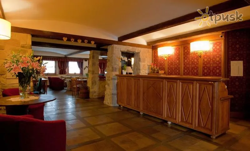 Фото отеля Residence Le Grand Chalet 3* Курмайор Італія лобі та інтер'єр