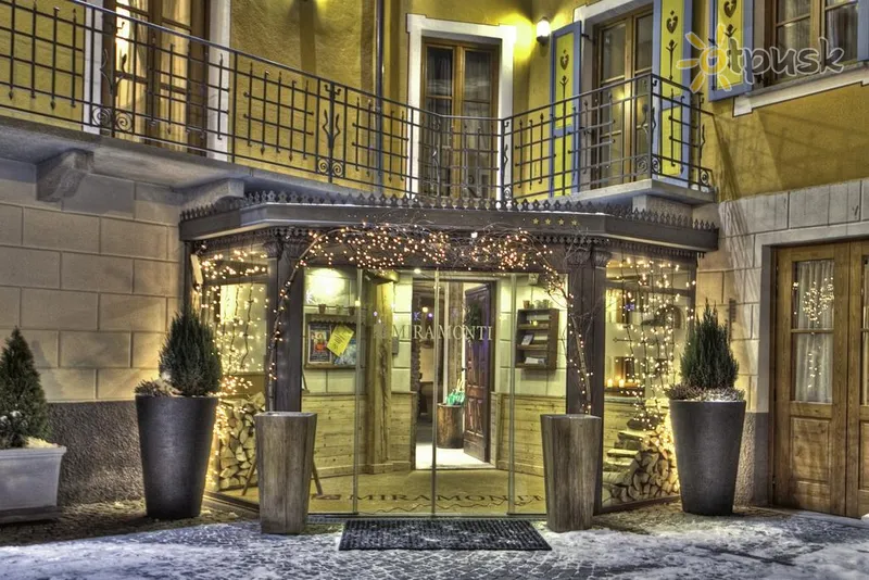 Фото отеля Le Miramonti Hotel 4* Courmayeur Italija išorė ir baseinai