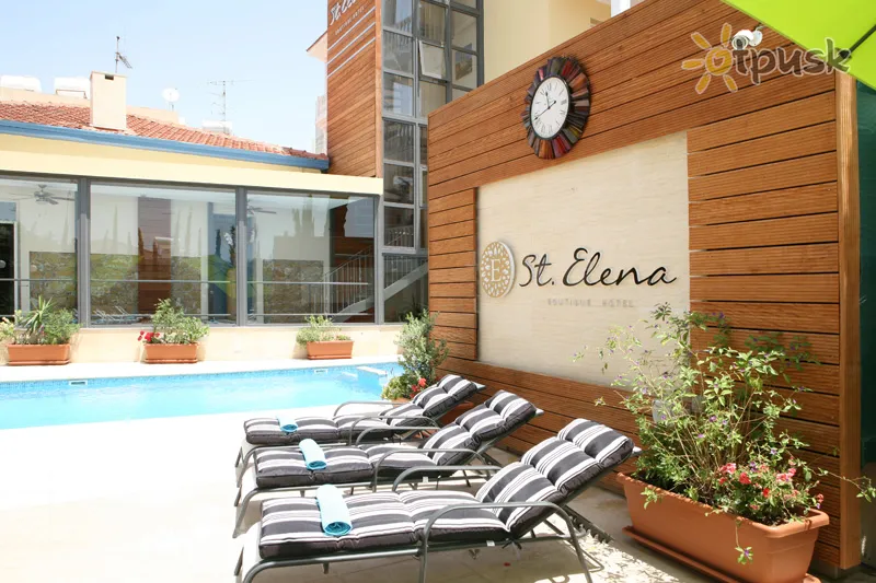 Фото отеля Saint Elena Boutique Hotel 3* Larnaka Kipras išorė ir baseinai