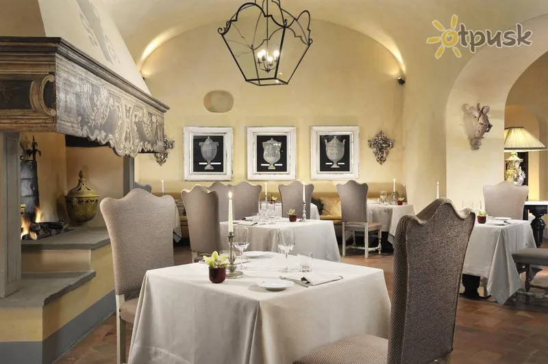 Фото отеля Castello Del Nero Hotel & Spa 5* Florencija Italija barai ir restoranai