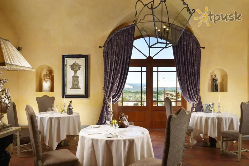 Фото отеля Castello Del Nero Hotel & Spa 5* Florence Itālija bāri un restorāni