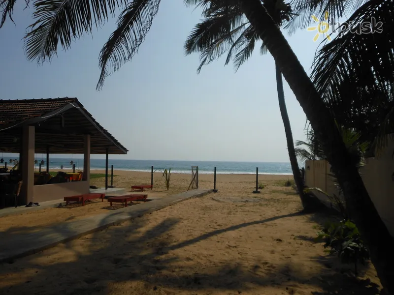 Фото отеля Thiranagama Beach Hotel 2* Hikaduva Šri Lanka papludimys