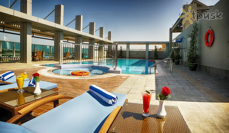 Фото отеля Rose Park Hotel Al Barsha 4* Dubajus JAE išorė ir baseinai