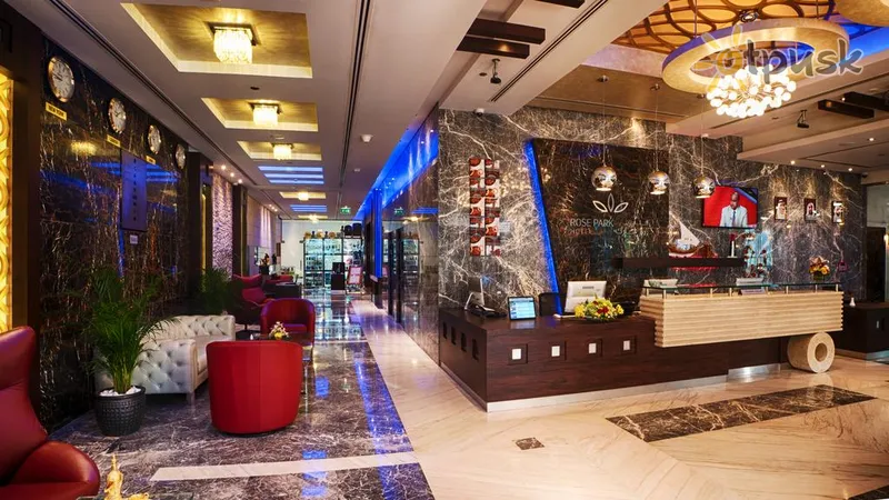 Фото отеля Rose Park Hotel Al Barsha 4* Дубай ОАЕ лобі та інтер'єр