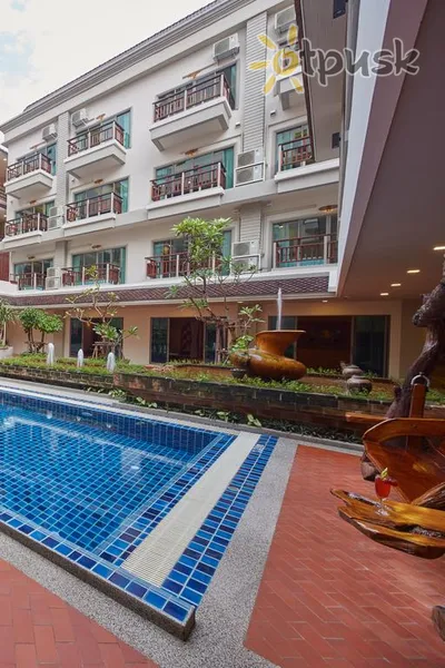 Фото отеля The Agate Pattaya Boutique Resort 4* Pataja Tailandas išorė ir baseinai