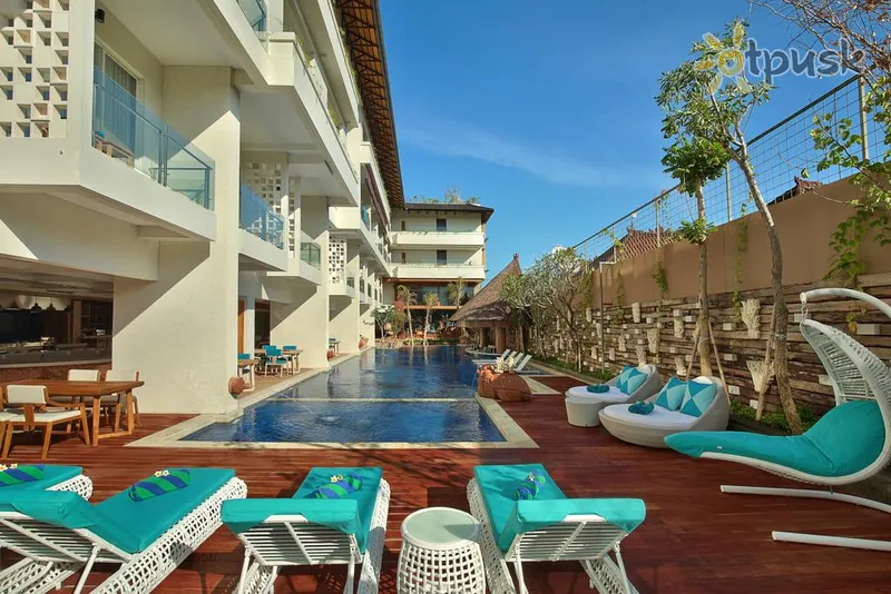 Фото отеля Jimbaran Bay Beach Resort & Spa 4* Джимбаран (о. Бали) Индонезия экстерьер и бассейны