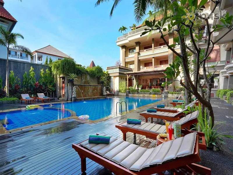 Фото отеля The Vira Bali 4* Kuta (Balis) Indonezija išorė ir baseinai