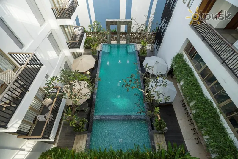 Фото отеля The Aveda Boutique Hotel 4* Seminyakas (Balis) Indonezija išorė ir baseinai