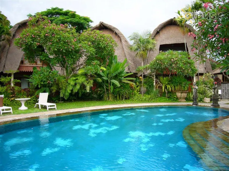 Фото отеля Puri Dalem Hotel 3* Санур (о. Бали) Индонезия экстерьер и бассейны