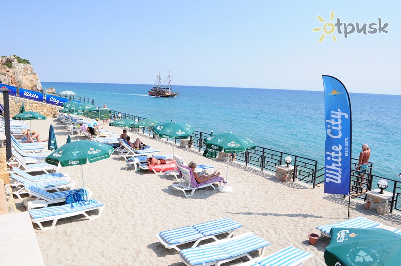 Фото отеля White City Beach Hotel 4* Алания Турция пляж
