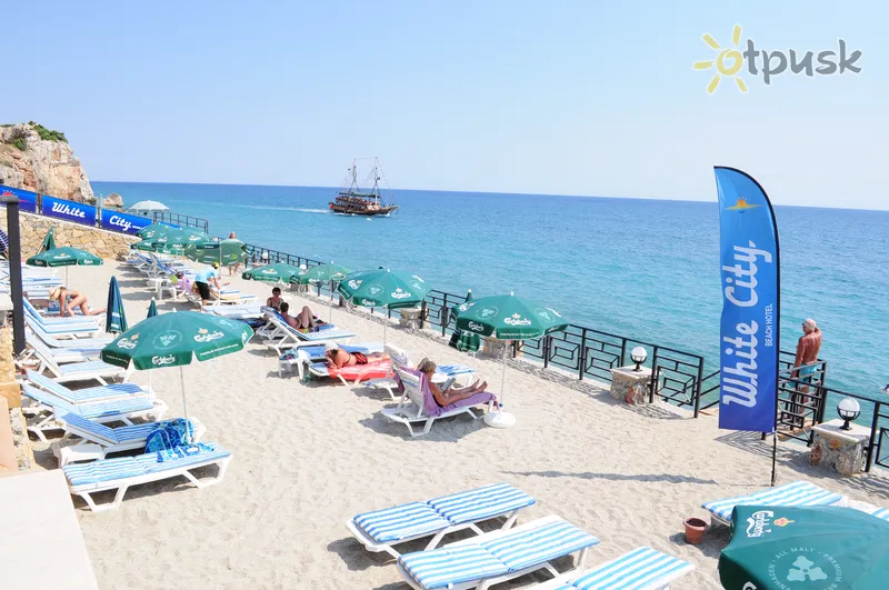 Фото отеля White City Beach Hotel 4* Аланія Туреччина пляж