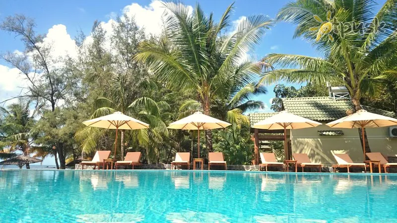Фото отеля Ancarine Beach Resort 3* apie. Phu Quoc Vietnamas išorė ir baseinai