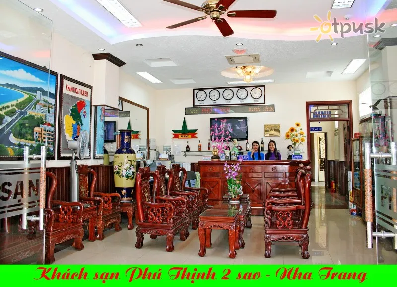 Фото отеля Phu Thinh Hotel 2* Нячанг Вьетнам лобби и интерьер