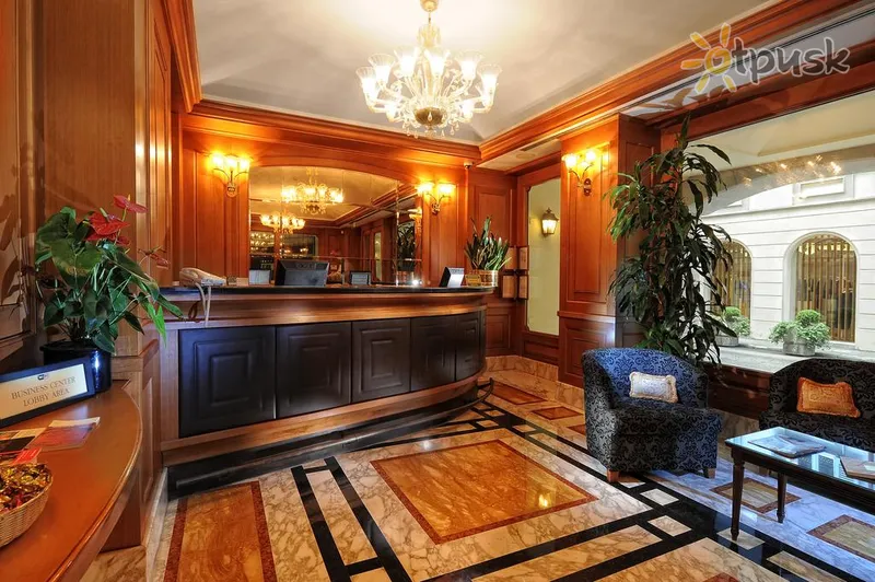Фото отеля Manzoni Hotel 4* Milanas Italija fojė ir interjeras