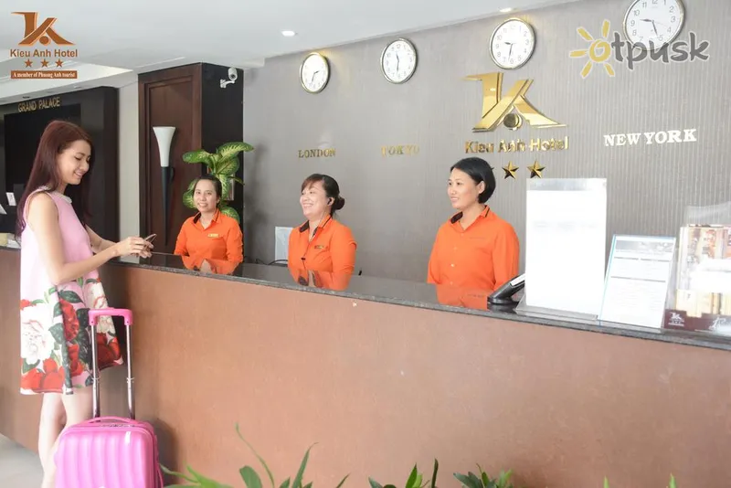 Фото отеля Kieu Anh Hotel 3* Вунгтау Вьетнам лобби и интерьер