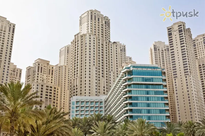 Фото отеля Hilton Dubai Jumeirah Resort 5* Дубай ОАЭ экстерьер и бассейны
