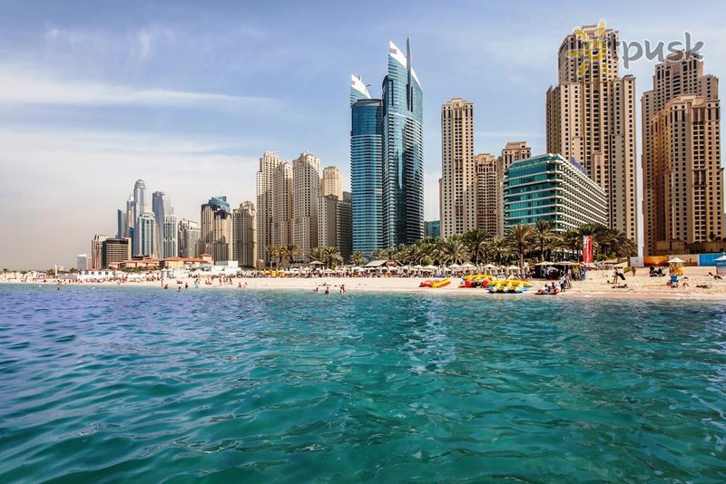 Фото отеля Hilton Dubai Jumeirah Resort 5* Дубай ОАЭ пляж