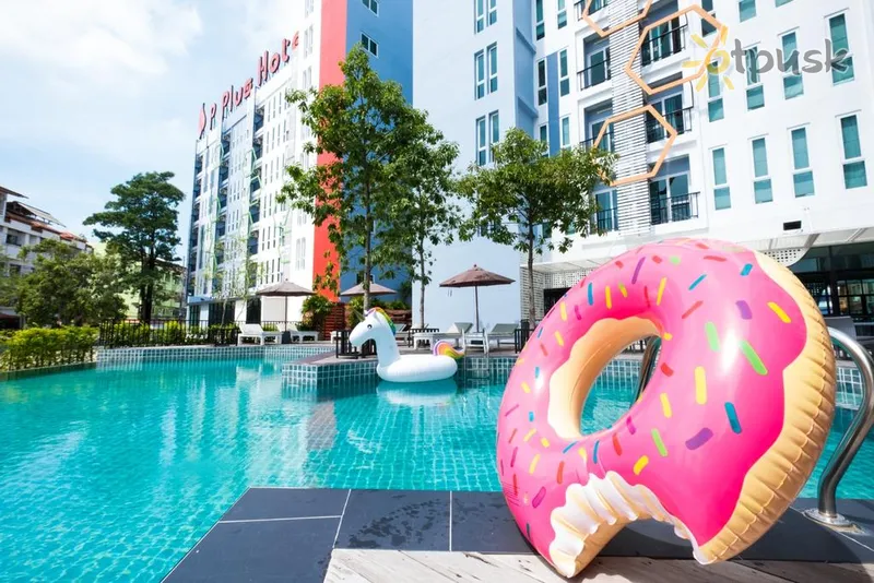 Фото отеля P Plus Hotel 4* Pataja Tailandas išorė ir baseinai