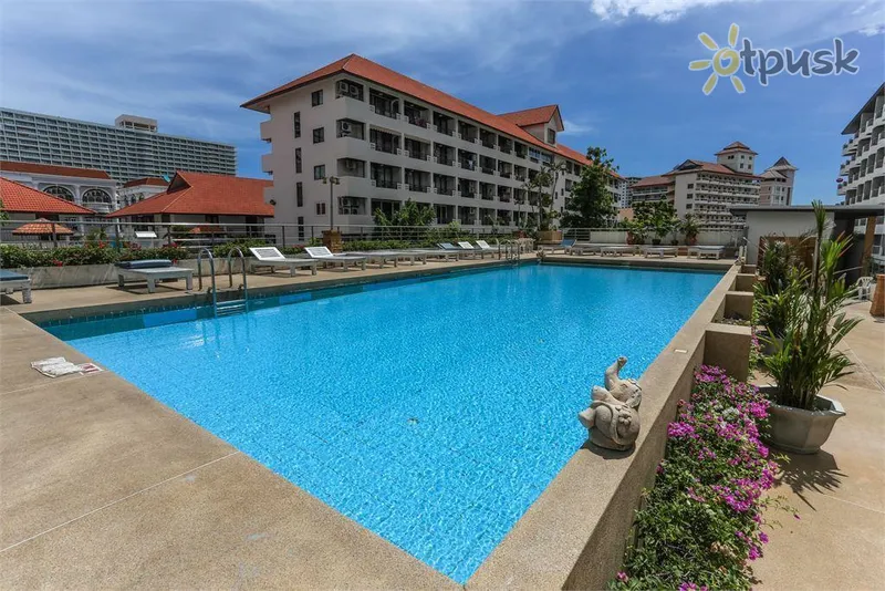Фото отеля Jomtien Plaza Residence 3* Паттайя Таиланд экстерьер и бассейны