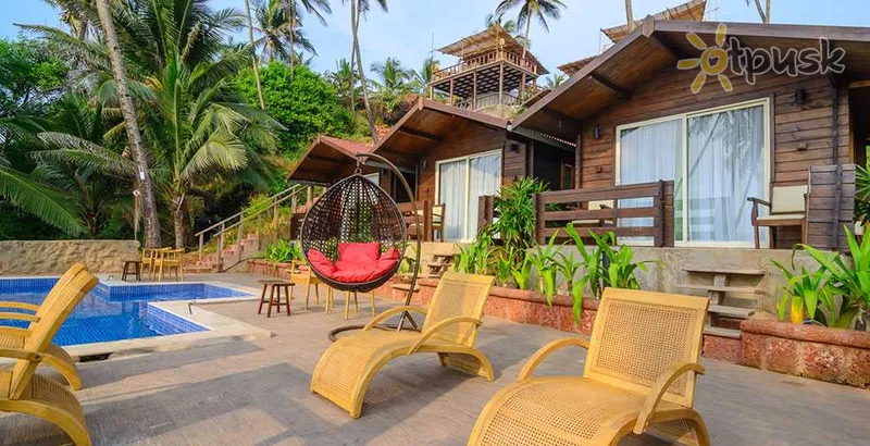 Фото отеля Antares Beach Resort 3* Šiaurės Goa Indija išorė ir baseinai