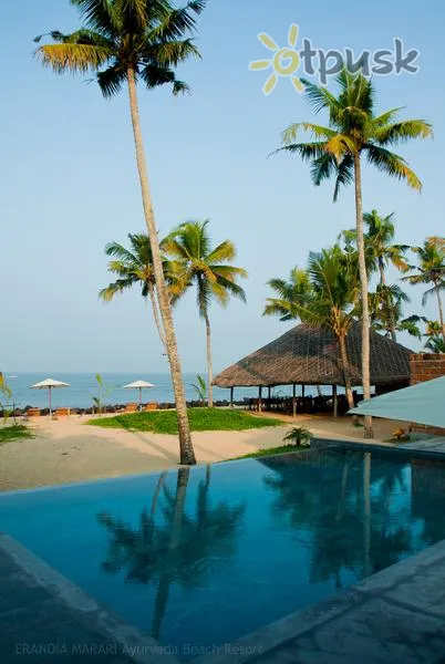 Фото отеля Erandia Marari Ayurveda Beach Resort 4* Kerala Indija išorė ir baseinai