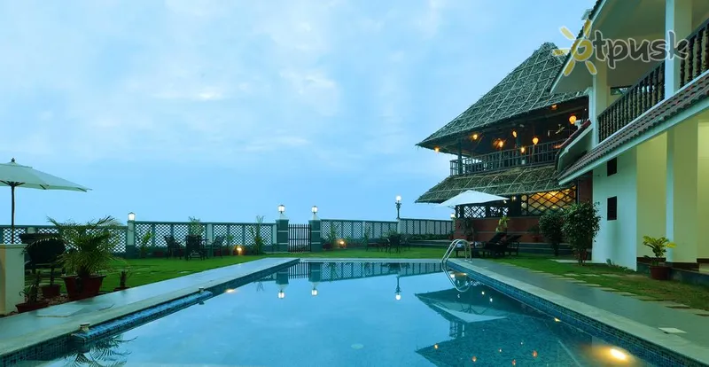 Фото отеля B'Canti Boutique Beach Resort 5* Kerala Indija išorė ir baseinai