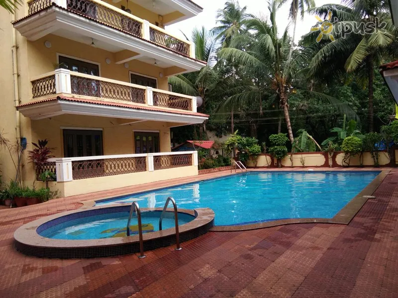 Фото отеля Fernweh Villa 1* Šiaurės Goa Indija išorė ir baseinai