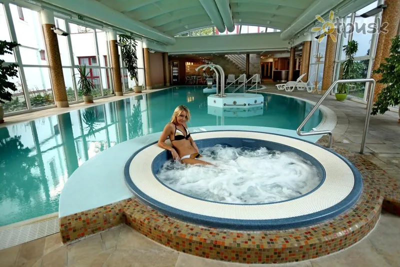 Фото отеля Drava Hotel Thermal Resort 4* Harkanas Vengrija išorė ir baseinai