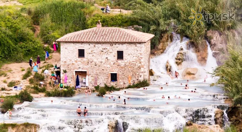 Фото отеля Terme di Saturnia Spa & Golf Resort 5* Тоскана Италия экстерьер и бассейны