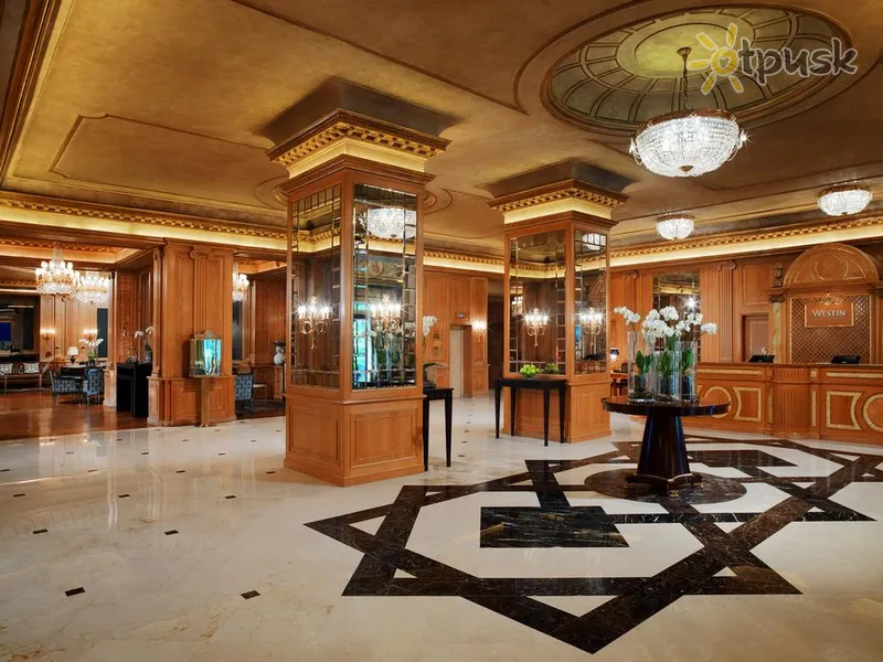 Фото отеля Westin Palace 5* Milāna Itālija vestibils un interjers