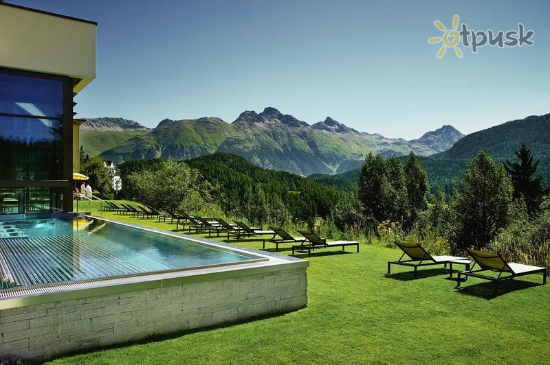 Фото отеля Kulm 5* Sankt Moricas Šveicarija išorė ir baseinai