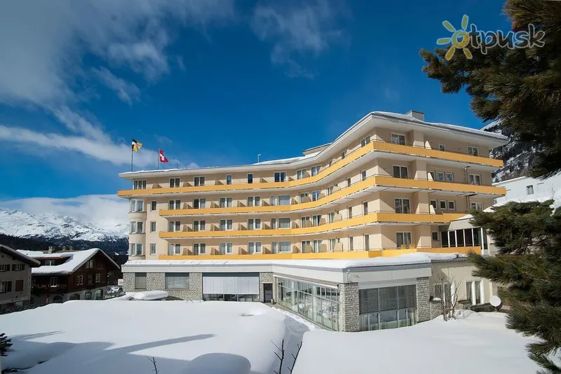 Фото отеля Schweizerhof Pontresina 3* Sankt Moricas Šveicarija išorė ir baseinai