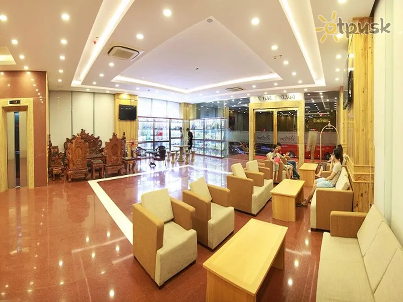 Фото отеля Golden Sea 3 Hotel 3* Дананг Вьетнам лобби и интерьер