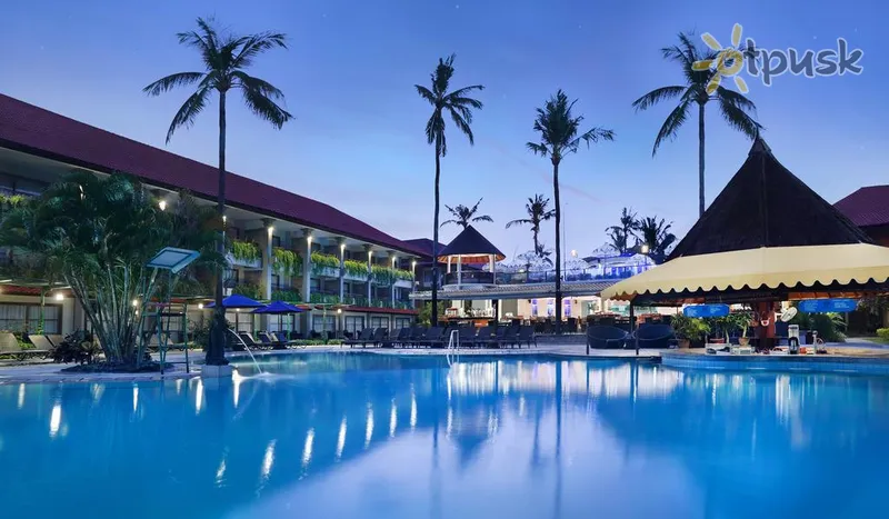 Фото отеля Bali Dynasty Resort 5* Kuta (Balis) Indonezija išorė ir baseinai