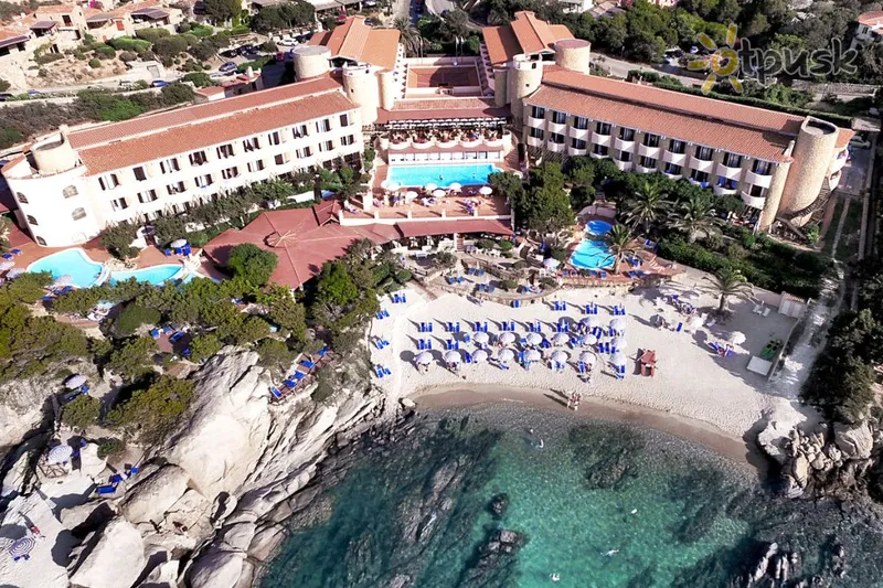 Фото отеля Grand Hotel Smeraldo Beach 4* о. Сардинія Італія пляж