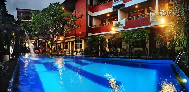 Фото отеля Green Garden Hotel 2* Кута (о. Бали) Индонезия экстерьер и бассейны