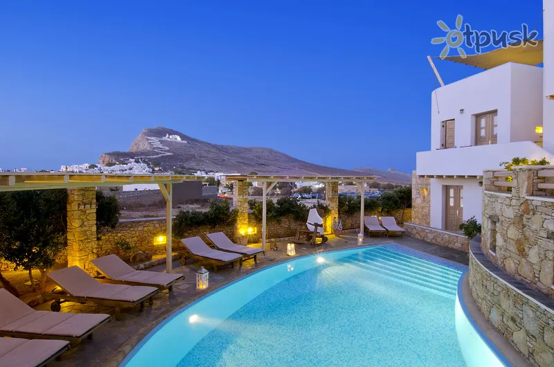 Фото отеля Kallisti Hotel 3* о. Фолегандрос Греція екстер'єр та басейни