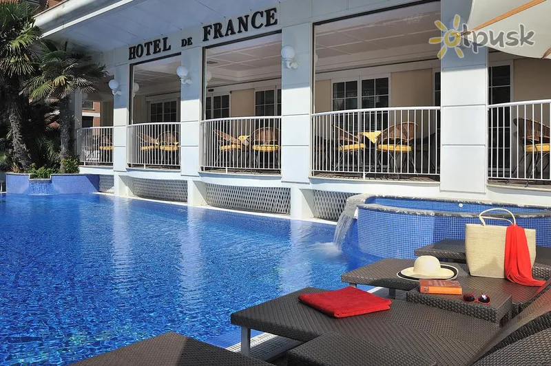 Фото отеля De France 3* Ріміні Італія екстер'єр та басейни
