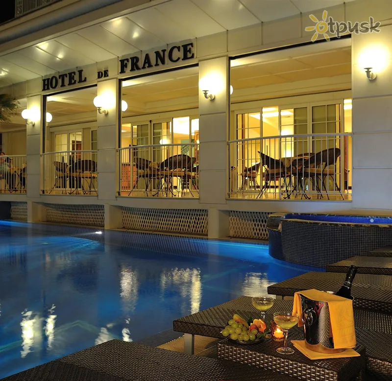 Фото отеля De France 3* Ріміні Італія екстер'єр та басейни