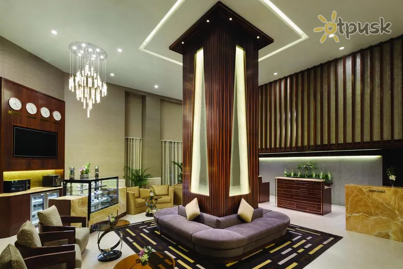 Фото отеля Hawthorn Suites by Wyndham Abu Dhabi City Center 4* Абу Даби ОАЭ лобби и интерьер