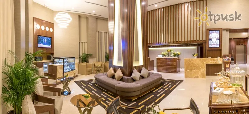Фото отеля Hawthorn Suites by Wyndham Abu Dhabi City Center 4* Абу Дабі ОАЕ лобі та інтер'єр