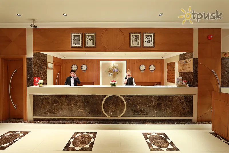 Фото отеля Al Khaleej Plaza Hotel 4* Dubajus JAE fojė ir interjeras