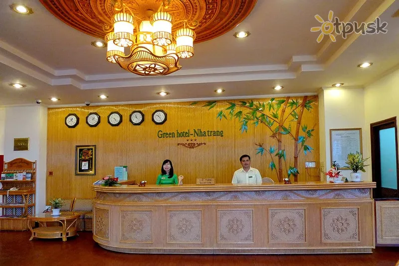 Фото отеля Green Hotel Nha Trang 3* Нячанг Вьетнам лобби и интерьер