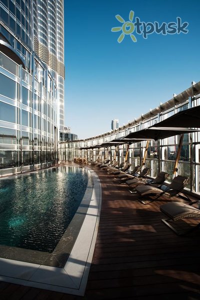 Фото отеля Armani Hotel Dubai 5* Дубай ОАЭ экстерьер и бассейны
