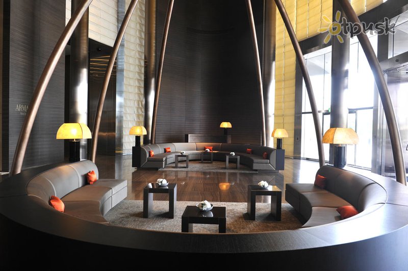 Фото отеля Armani Hotel Dubai 5* Дубай ОАЭ лобби и интерьер