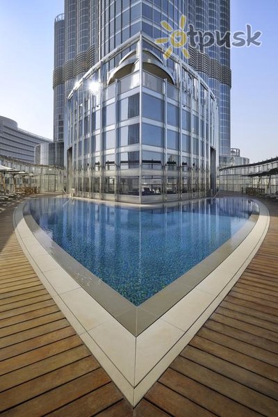 Фото отеля Armani Hotel Dubai 5* Дубай ОАЭ экстерьер и бассейны