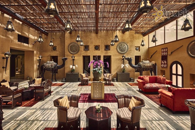 Фото отеля Bab Al Shams Desert Resort & Spa 5* Дубай ОАЭ лобби и интерьер