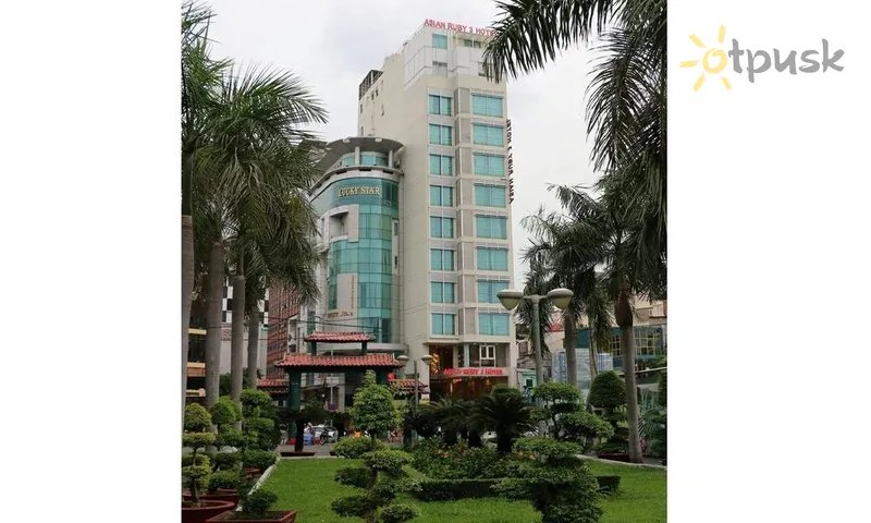 Фото отеля Asian Ruby Park View Hotel 3* Hošimino miestas Vietnamas išorė ir baseinai