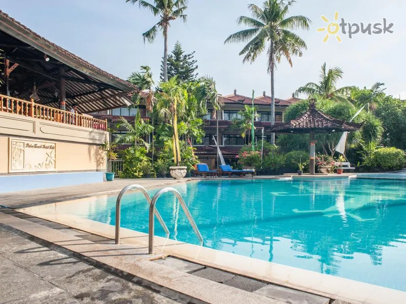 Фото отеля Palm Beach Hotel Bali 3* Кута (о. Бали) Индонезия экстерьер и бассейны